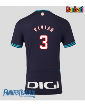 Athletic Bilbao Dani Vivian #3 Tricou Fotbal Replică 2025-26 Barbati Deplasare
